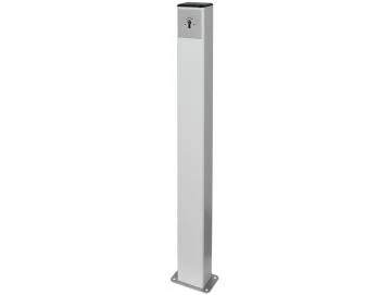 WTS - Alu-Standsäulen mit Schlüssel-Taster Aluminium-Strangpressprofil,Typ: GSL