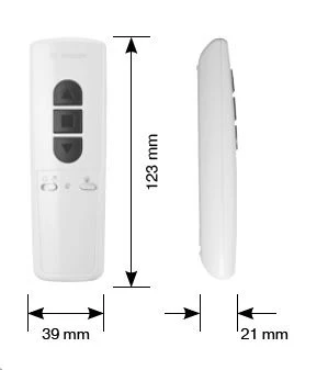 Becker - Centronic SunWindControl SWC442-II , 2-Kanal-Handsender