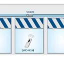 Becker - Centronic SunWindControl SWC442-II , 2-Kanal-Handsender