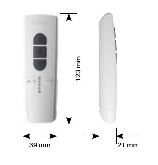 Becker - Centronic SunWindControl SWC445-II , 5-Kanal-Handsender