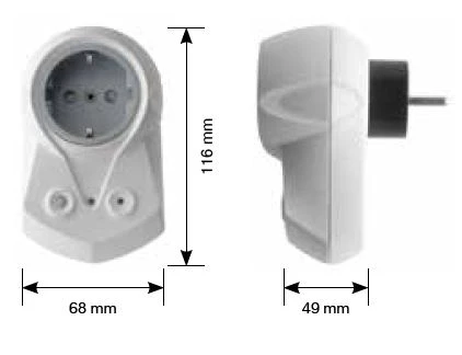 Becker - Centronic VarioControl VC280-II , Funksteckdose mit Impulsausgang