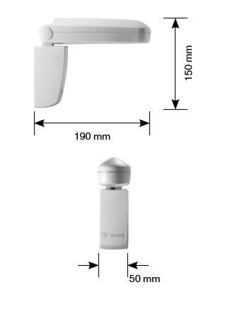 Becker - Centronic SensorControl SC561 , Solar Sonnen-Sensor Funk