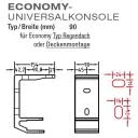 Universalkonsolen für Lewens  Economy Markise Typ Regendach oder Deckenmontage