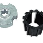 Adapterset für Nutwelle Optinut 69x 1,25mm , für Rohrmotore Becker Baureihe R