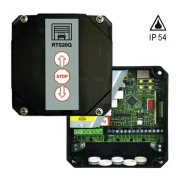 WTS - Rolltorsteuerung mit Funk, 868 MHz, für Rohrantriebe, mit 2-Kanal Handsender, anschlussfertig mit 2,0 m Netz-/Motorkabel