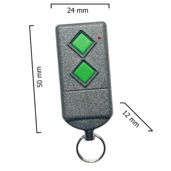 WTS - Rolltorsteuerung mit Funk, 868 MHz, für Rohrantriebe, mit 2-Kanal Handsender, anschlussfertig mit 2,0 m Netz-/Motorkabel