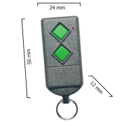 WTS - Rolltorsteuerung mit Funk, 868 MHz, für Rohrantriebe, mit 2-Kanal Handsender, anschlussfertig mit 2,0 m Netz-/Motorkabel